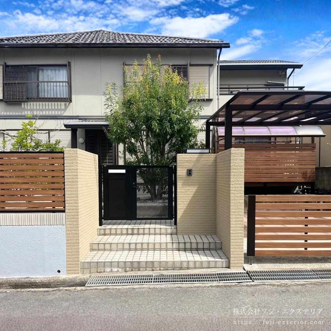 中古住宅　外構リフォーム