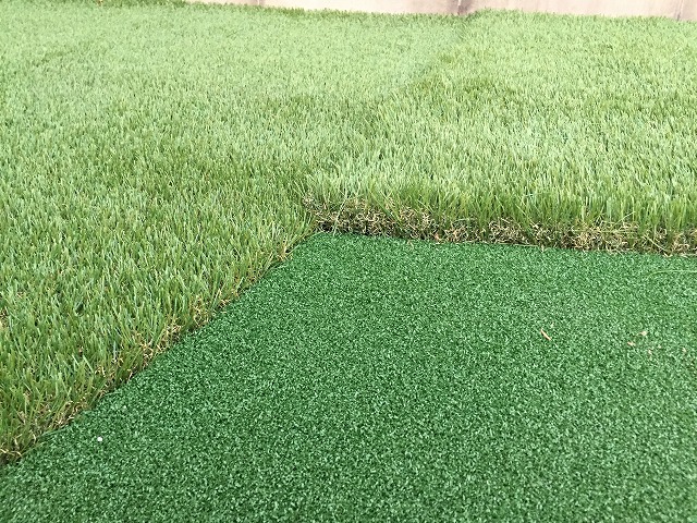 人工芝でゴルフガーデンの大阪府の施工実例です。