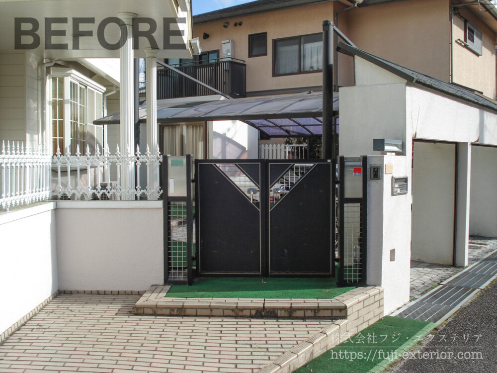 リフォーム前の門まわり