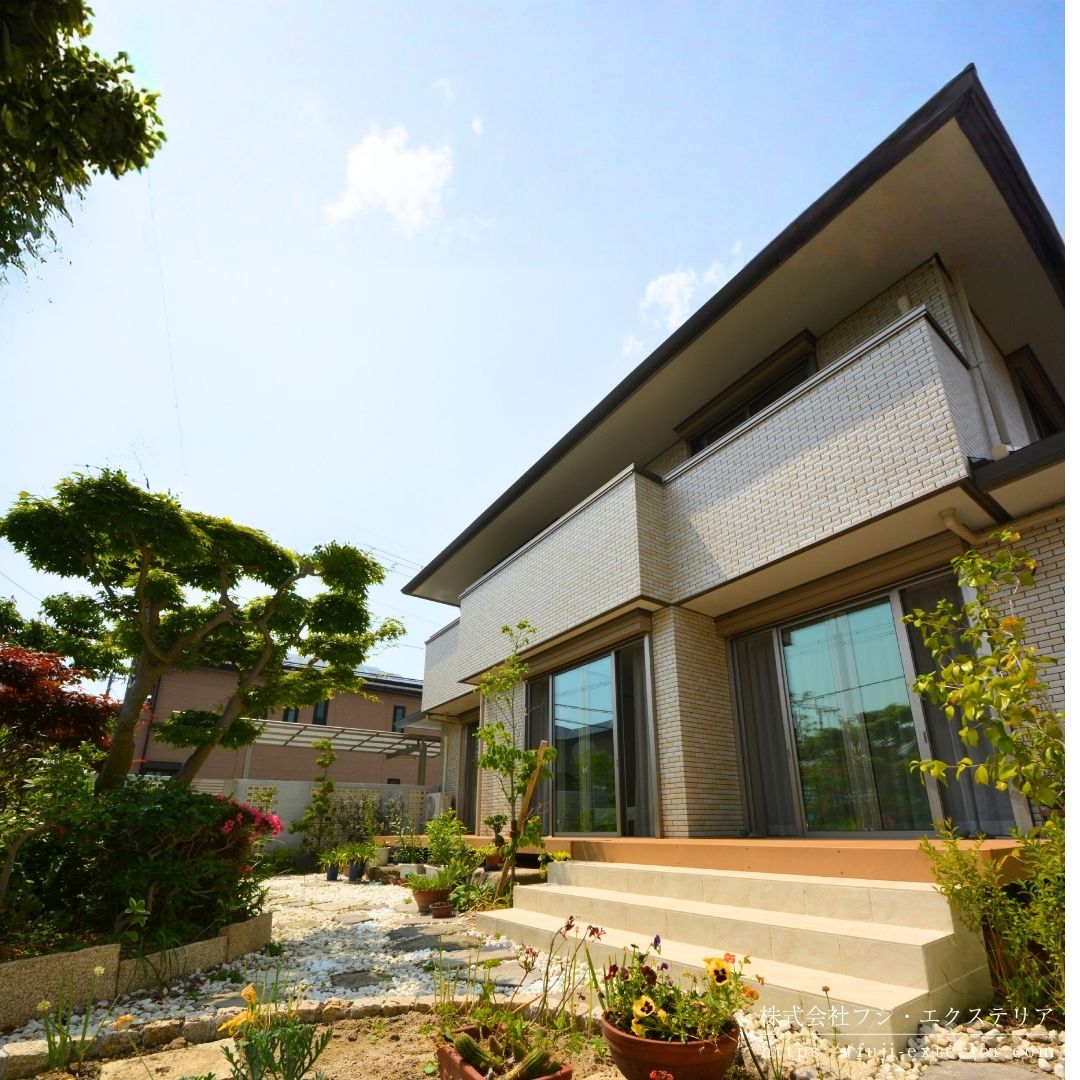 四季折々、樹木の成長過程を楽しめる庭