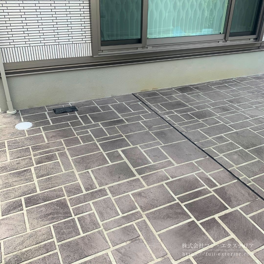グランドコンクリート　アシュラスレート柄