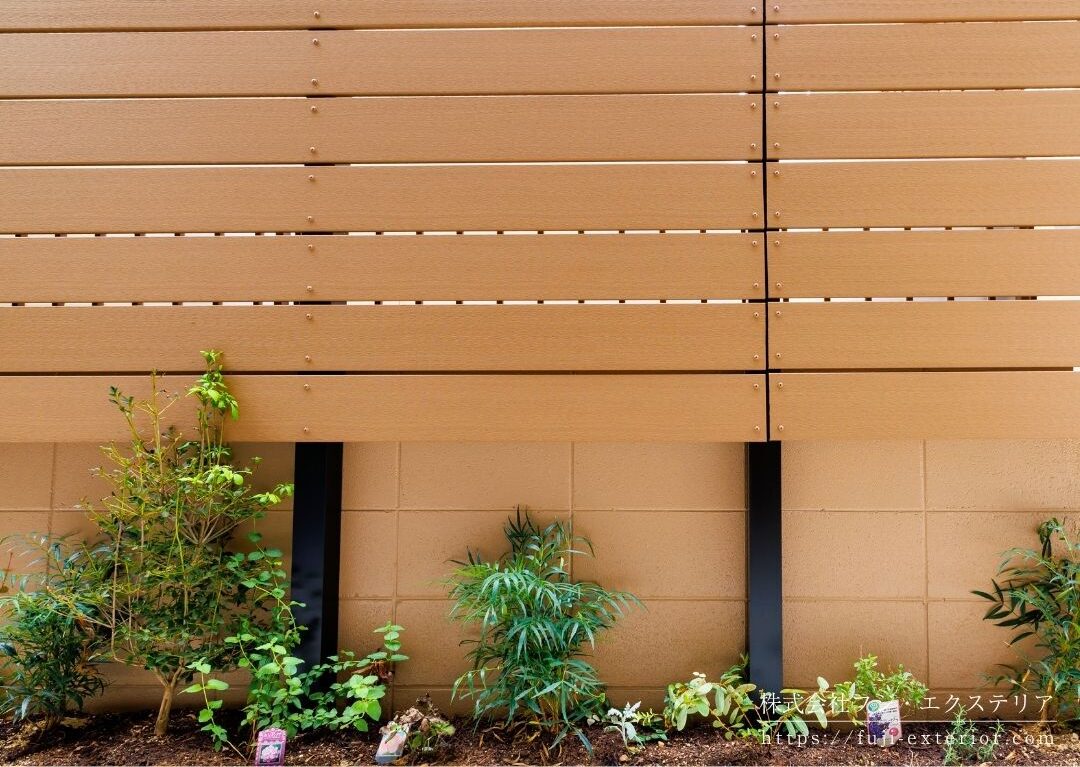 エコモックフェンスの施工実例